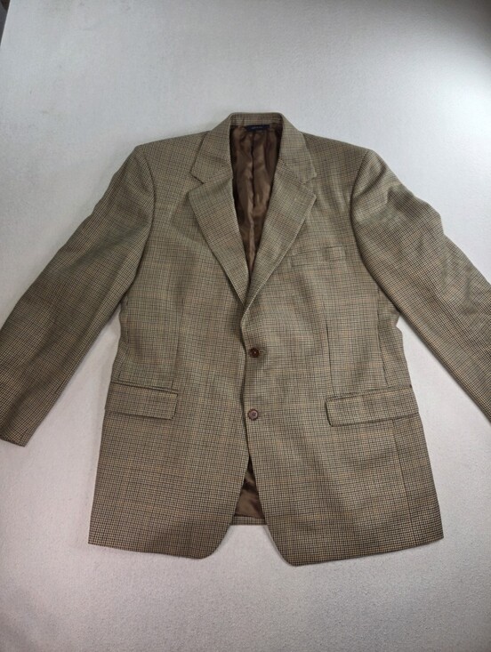 Brooks Brothers Other - Brooks Brothers Made In Italy Lambswool Houndstooth Sport Coat 43R